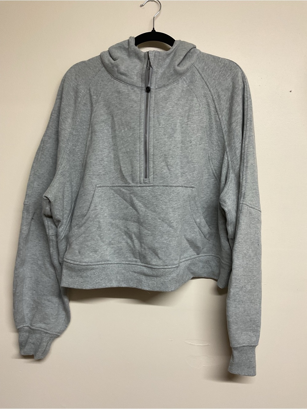 lululemon athletica Heather Gray Half-Zip Hoodie